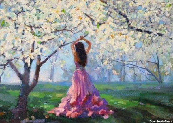  عکس بهاری دخترانه فانتزی