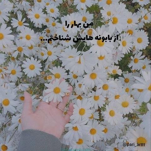  پروفایل بهاری دخترانه اینستاگرام