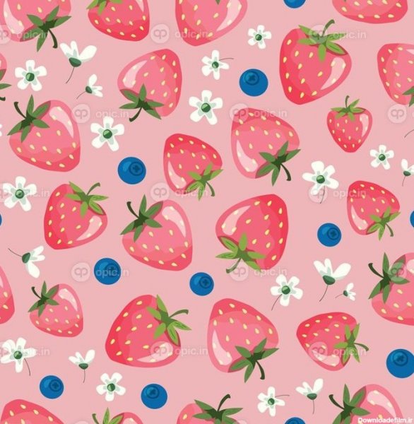  عکس توت فرنگی فانتزی برای پروفایل