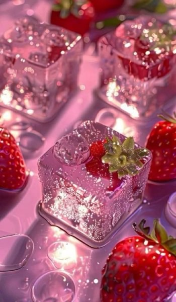  عکس توت فرنگی فانتزی