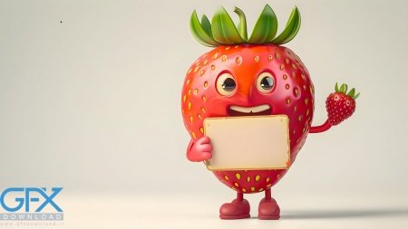  عکس توت فرنگی عروسکی