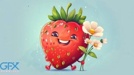  عکس توت فرنگی عروسکی