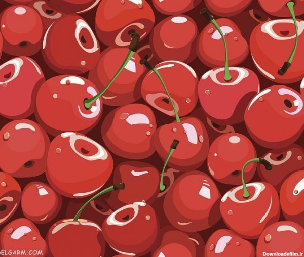  عکس آلبالو نقاشی