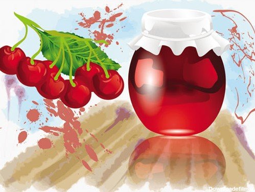  عکس آلبالو نقاشی