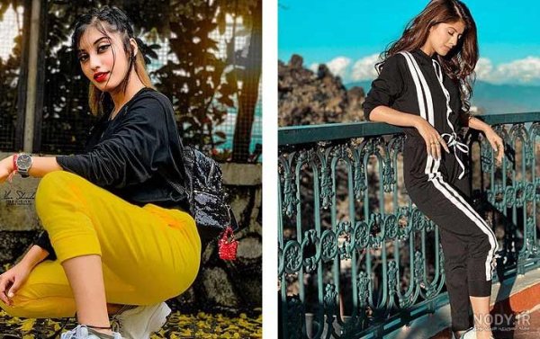 ژست عکاسی در فضای باز پسرانه