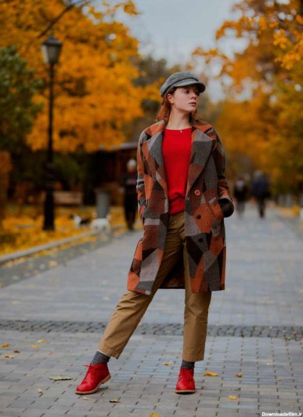 ژست عکاسی دخترانه ایستاده