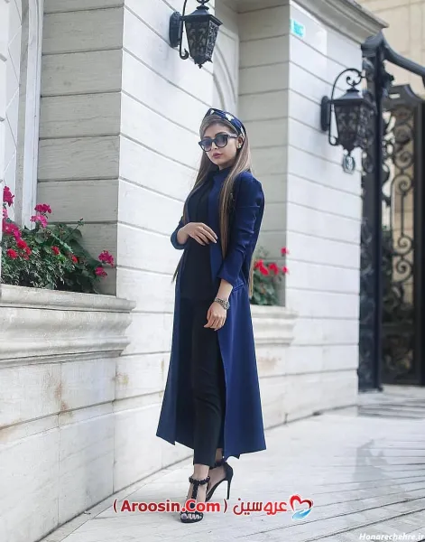  ژست عکس ایستاده در طبیعت