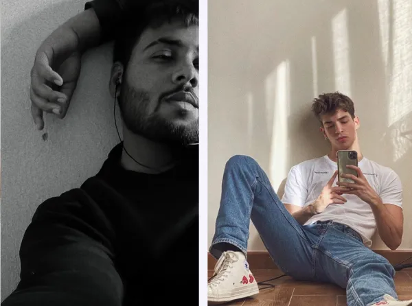  ژست عکاسی دخترانه ایستاده در خانه