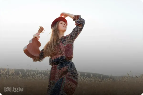  ژست عکاسی دخترانه در خانه