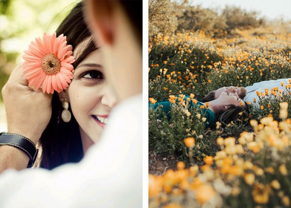  ژست عکاسی در طبیعت بهار