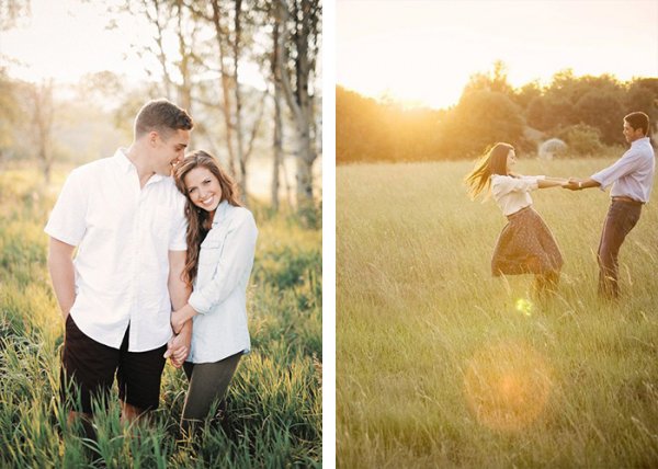  ژست عکاسی در طبیعت بهار