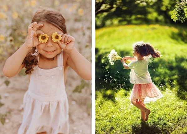  ژست عکاسی در طبیعت بهار