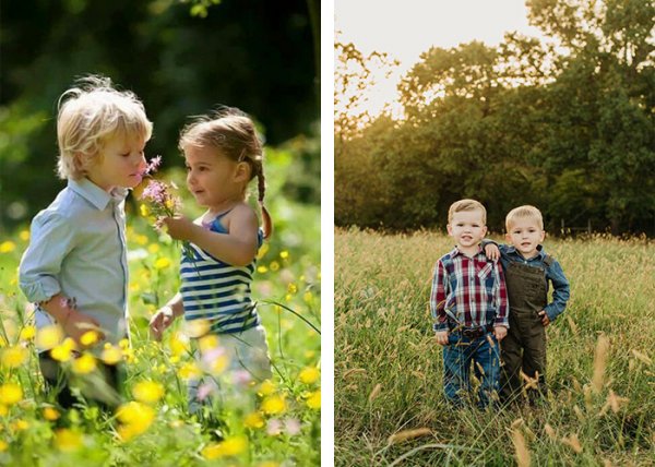  ژست عکاسی در طبیعت بهار