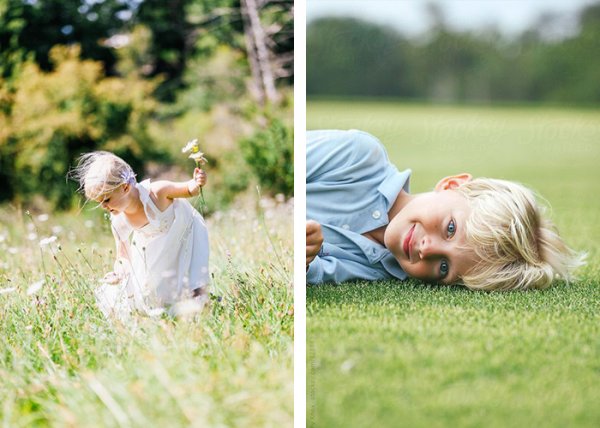  ژست عکاسی در طبیعت بهار