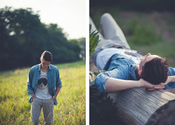  ژست عکاسی در طبیعت بهار