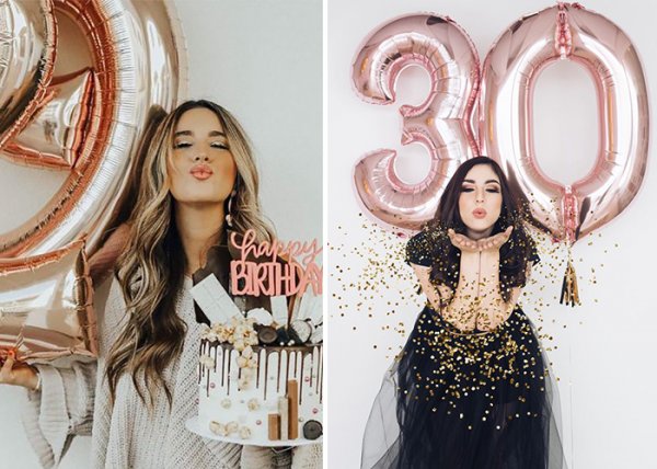 ژست عکاسی دخترانه در خانه برای تولد