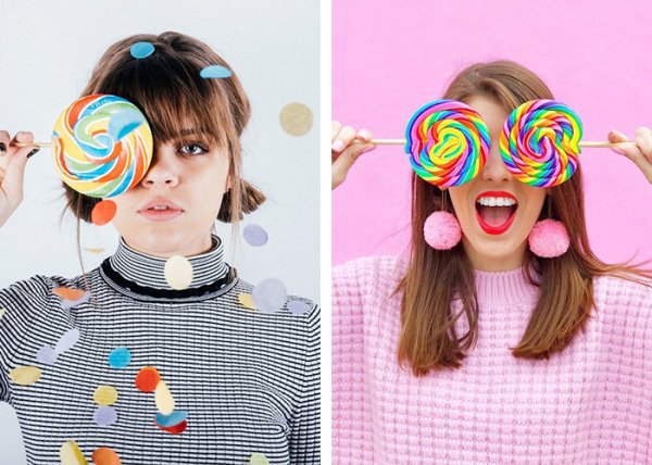  ژست عکاسی دخترانه در خانه برای تولد