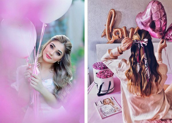  ژست عکاسی دخترانه در خانه برای تولد