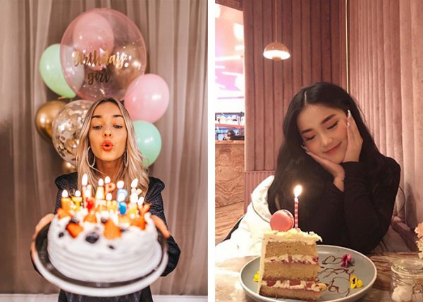  ژست عکاسی دخترانه در خانه برای تولد