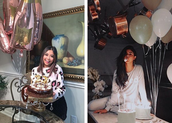  ژست عکاسی دخترانه در خانه برای تولد