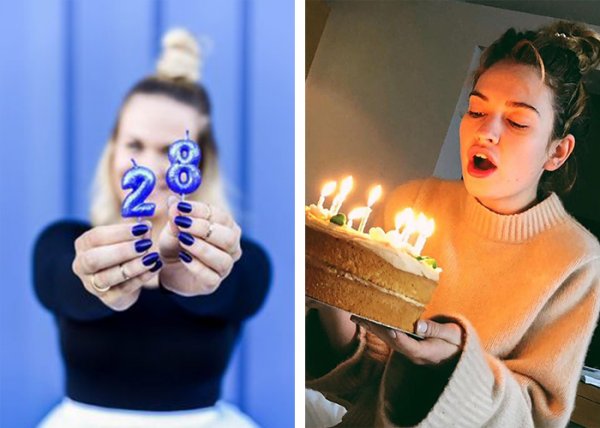  ژست عکاسی دخترانه در خانه برای تولد