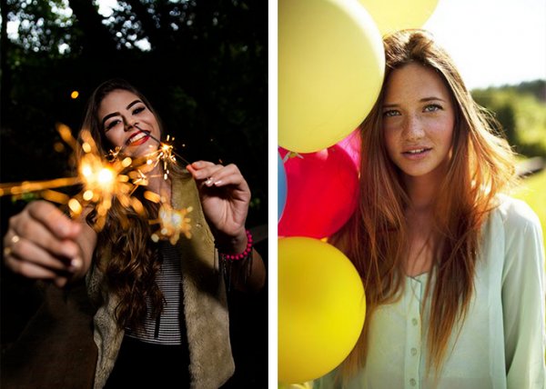  ژست عکاسی دخترانه در خانه برای تولد