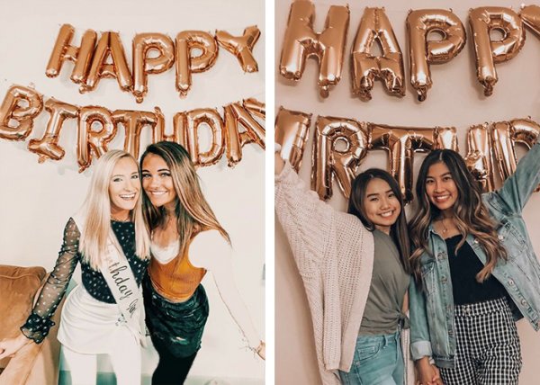  ژست عکاسی دخترانه در خانه برای تولد