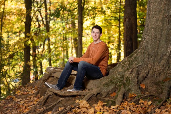  ژست عکاسی در باغ