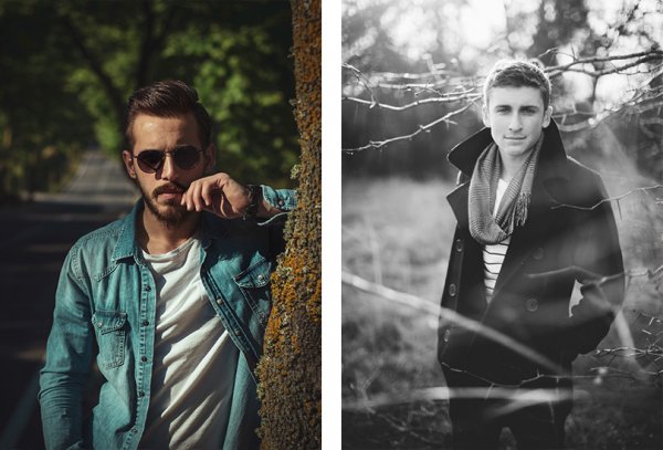  ژست عکاسی در طبیعت پسرانه