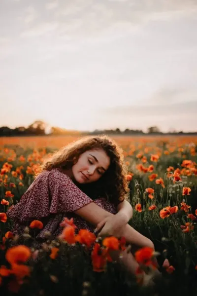  ژست عکاسی در طبیعت تابستان