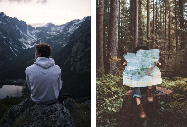  ژست عکاسی مردانه در فضای باز