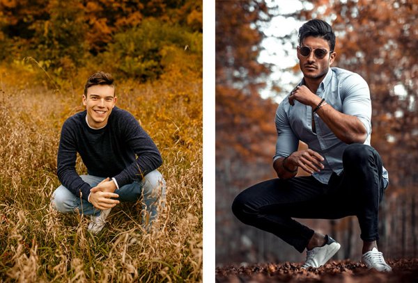  ژست عکاسی تک نفره مردانه