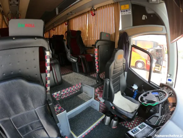  عکس اتوبوس در شب