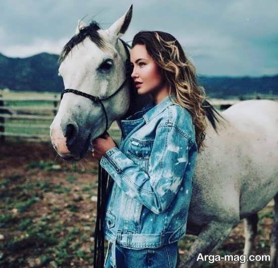  عکس دختر اسب سوار ایرانی