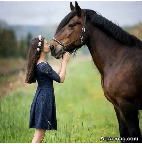 عکس دختر اسب سوار ایرانی