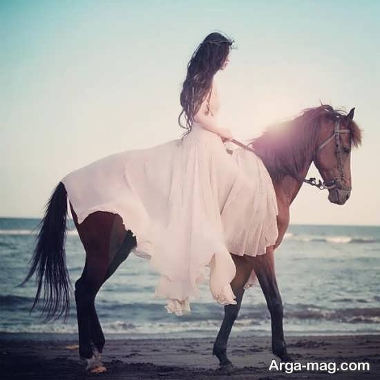  عکس دختر اسب سوار ایرانی