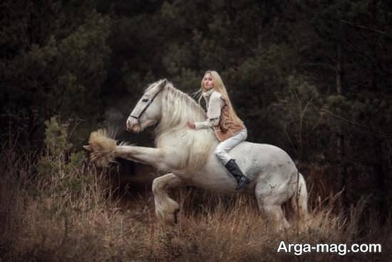  عکس دختر اسب سوار ایرانی