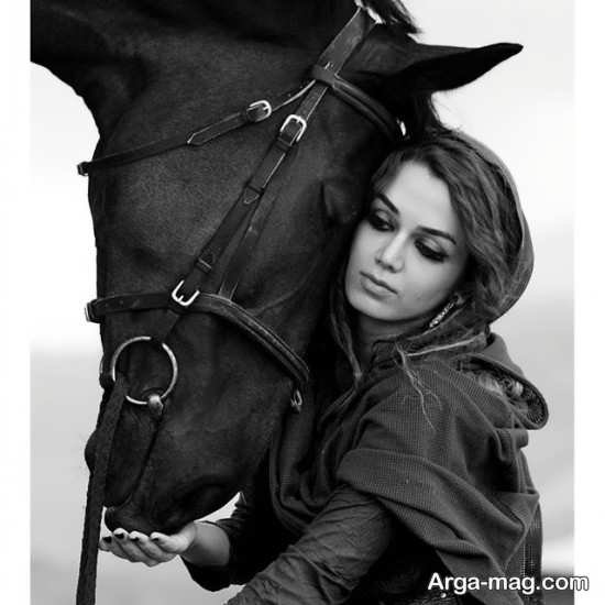  عکس دختر اسب سوار ایرانی
