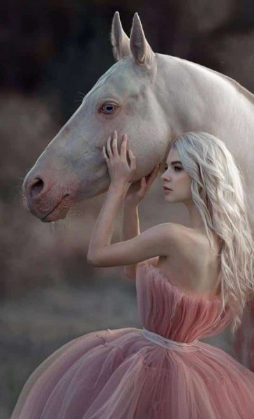  عکس اسب و دختر برای پروفایل