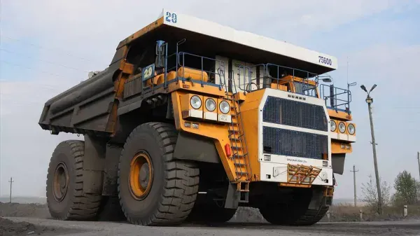 عکس بزرگترین کامیون جهان