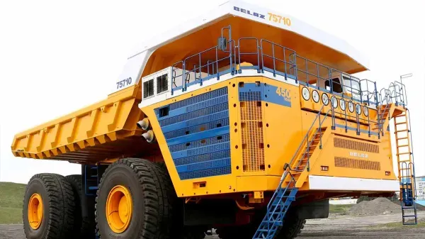  عکس بزرگترین کامیون جهان