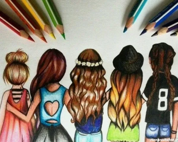  عکس چهار دختر زیبا