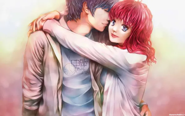  عکس عاشقانه انیمیشنی