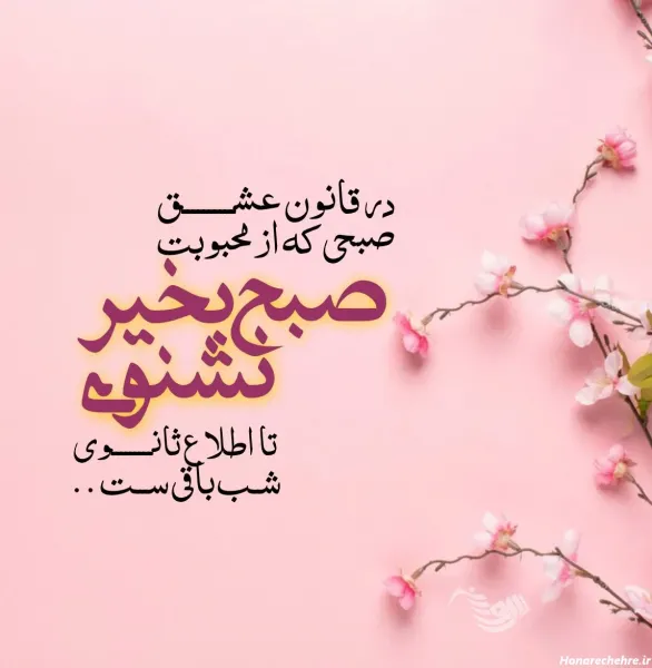  یک عکس عاشقانه صبح بخیر