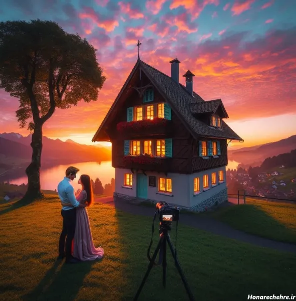 یک عکس عاشقانه زیبا