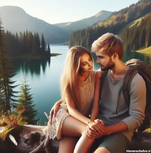 یک عکس عاشقانه زیبا