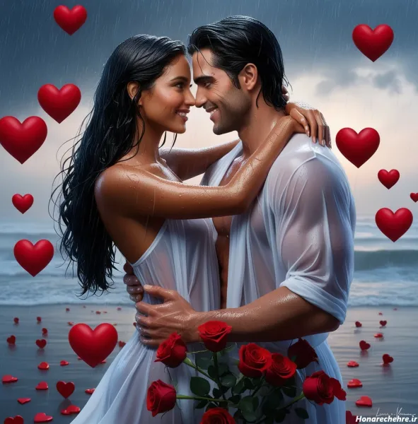  یک عکس عاشقانه زیبا