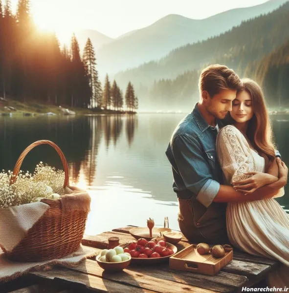  یک عکس عاشقانه زیبا