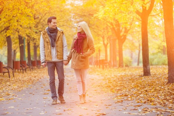 عکس دونفره پاییزی عاشقانه