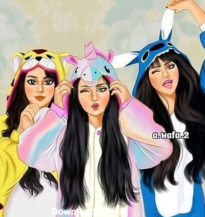  پروفایل ست دخترونه سه نفره